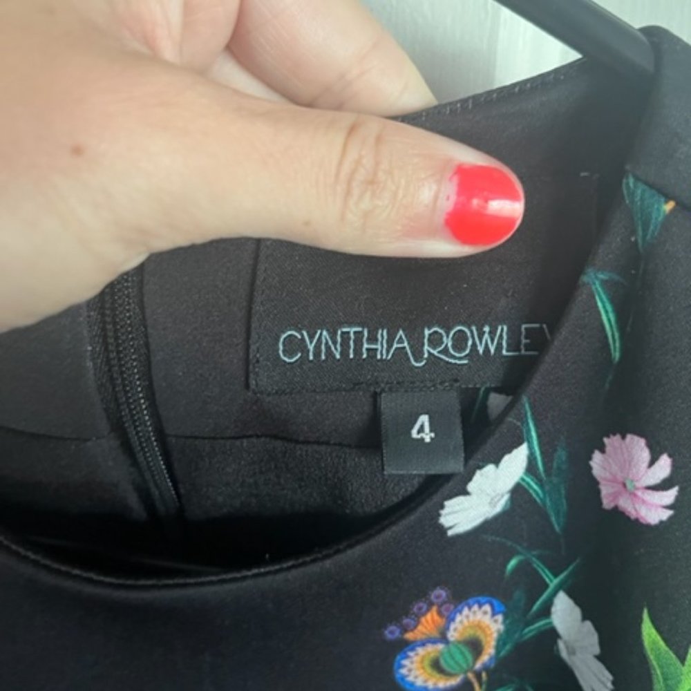 CYNTHIA ROWLEY RAYA FLORAL PRINT DRESS - Picture 2 of 5